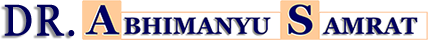 Dr. Abhimanyu Samrat is highly Qualified Management Consultant.